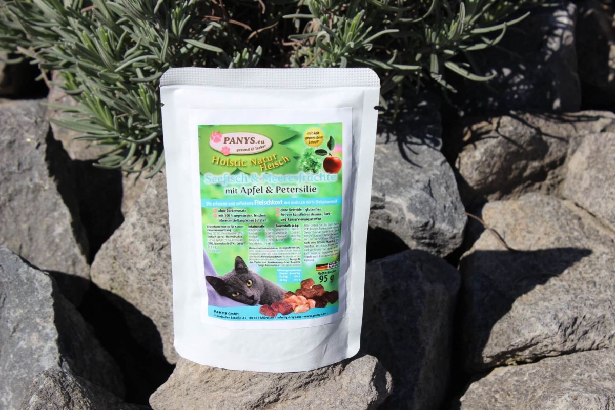 Fleischmenü aus Rind, Seelachs & Meeresfrüchten